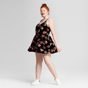 Velvet Floral Romper